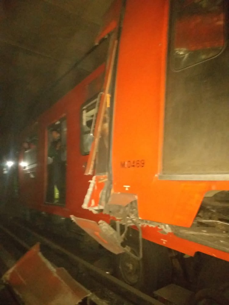 Choque de trenes en Línea 3 del Metro deja un muerto