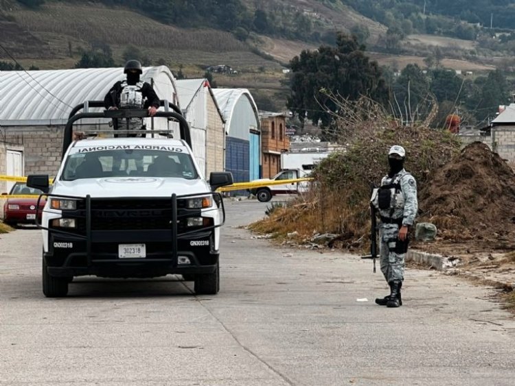 Finaliza cateo de fosa clandestina en Tenango del Valle