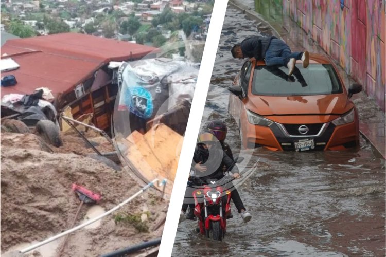 Suspenden clases en BC por fuertes lluvias; hay cuatro muertos