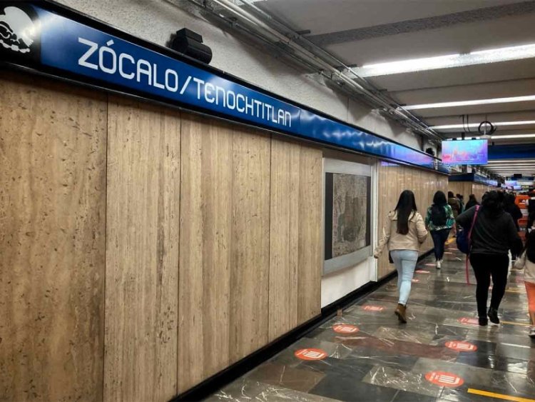 ¡Ojo! Cierran estación Zócalo-Tenochtitlán del Metro