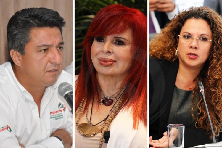 Exhiben a funcionarios de Morena recibiendo fajos de billetes