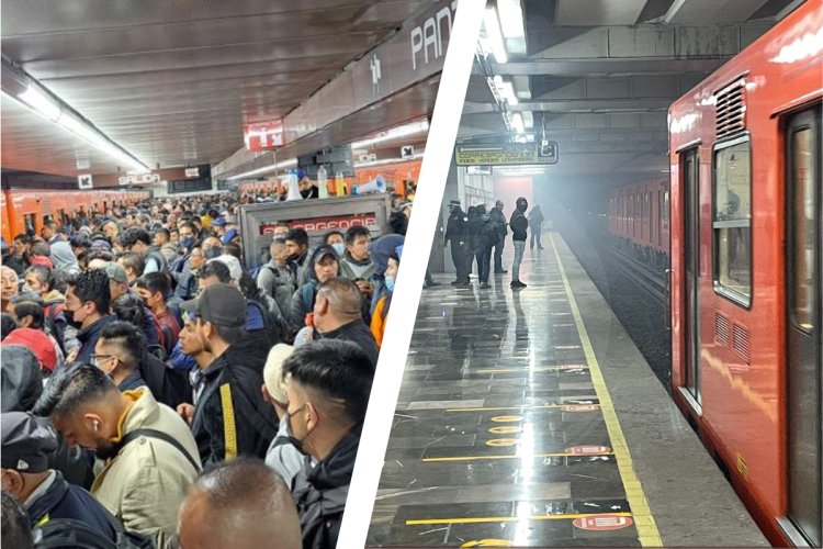 Entre humo y retrasos, así se reporta la Línea 9 del Metro
