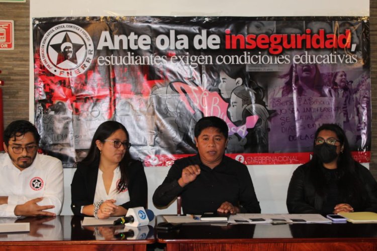 Ante la ola de inseguridad, estudiantes exigen condiciones educativas