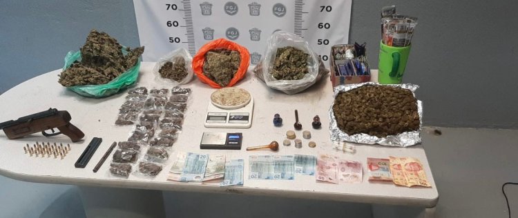 Caen cuatro personas en posesión de marihuana en La Paz
