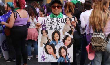 Ecos del 8M: A Susana la asesinó un policía y el gobierno de Puebla lo protege