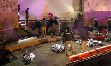 Reclaman a Morena por tragedia de 39 migrantes muertos por incendio en Ciudad Juárez