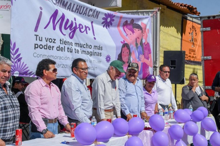 Cientos de mujeres se manifiestan en Chimalhuacán: denuncian violencia y falta de oportunidades