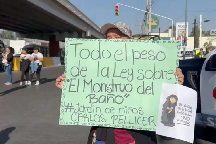 Tras varias horas de bloqueo, detienen a presunto abusador de menores en Edomex