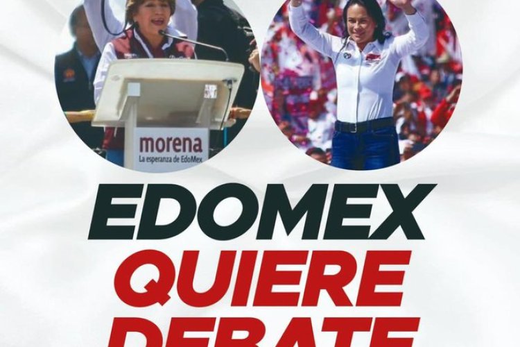 Alejandra del Moral le insiste a Delfina Gómez que debatan previo a elecciones por el Edomex