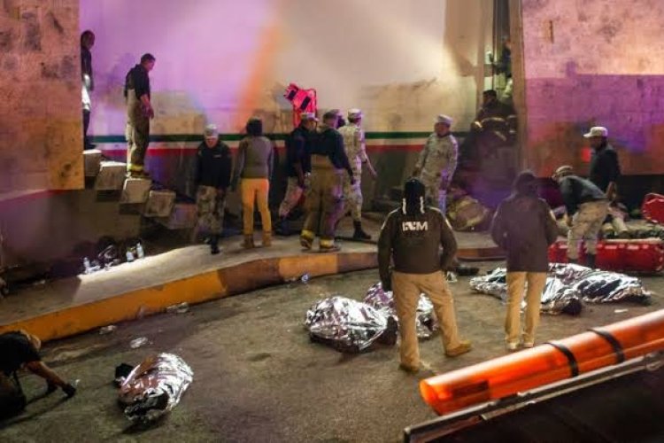 Reclaman a Morena por tragedia de 39 migrantes muertos por incendio en Ciudad Juárez