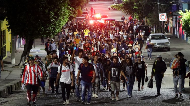 Desde Chiapas parte segunda caravana migrante del año