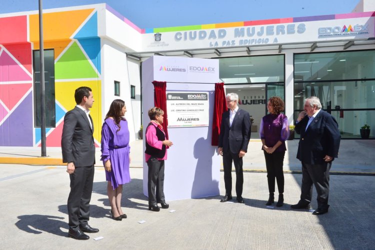 Inauguración de Ciudad de las Mujeres en la Paz representa una nueva etapa en la protección de los derechos  a las mexiquenses: Alfredo del Mazo