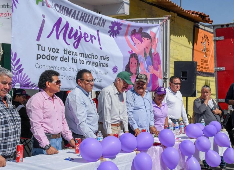 Cientos de mujeres se manifiestan en Chimalhuacán: denuncian violencia y falta de oportunidades