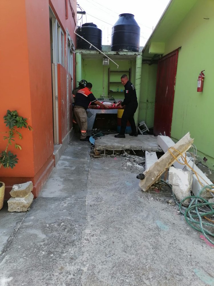 En Ecatepec colapsa losa del programa “La Escuela es Nuestra”