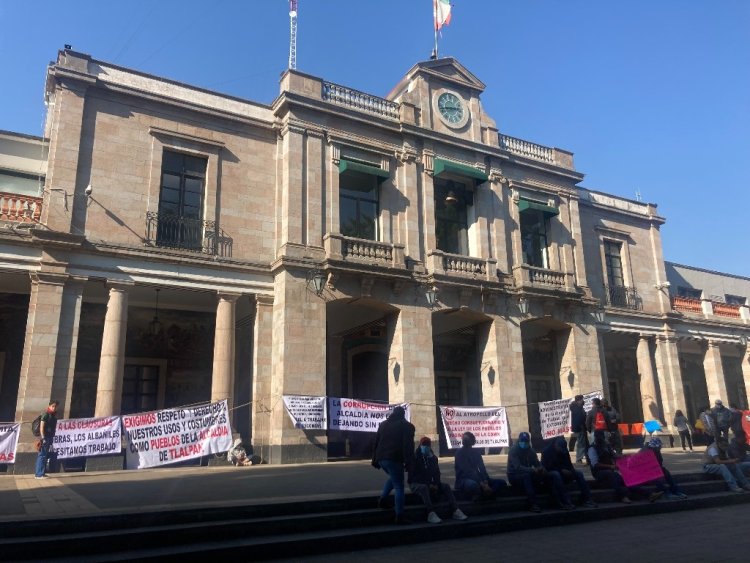 Comerciantes de Tlalpan protestan por abusos del Invea