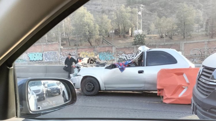 Accidente fatal en la México-Puebla deja un muerto y varios heridos