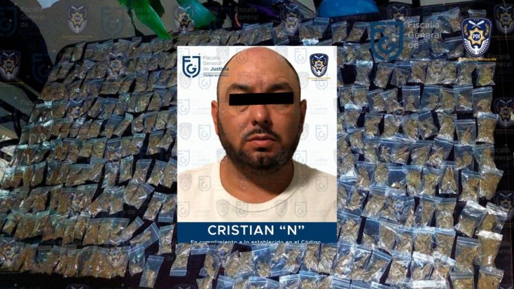 Capturan a operador y distribuidor de droga de la Unión de Tepito