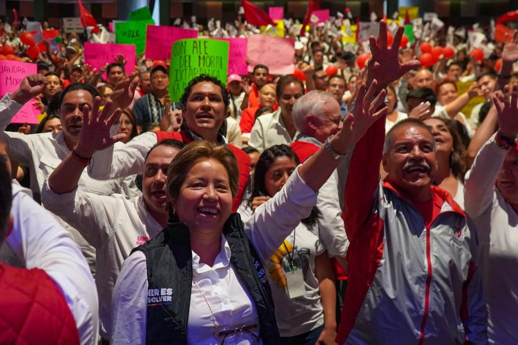 Antorcha da espaldarazo a Alejandra del Moral  rumbo a la contienda por la gubernatura en Edomex