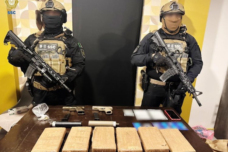 Detienen a tres narcotraficantes colombianos en CDMX