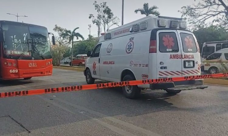 Asesinan a mujer en transporte público de Cancún