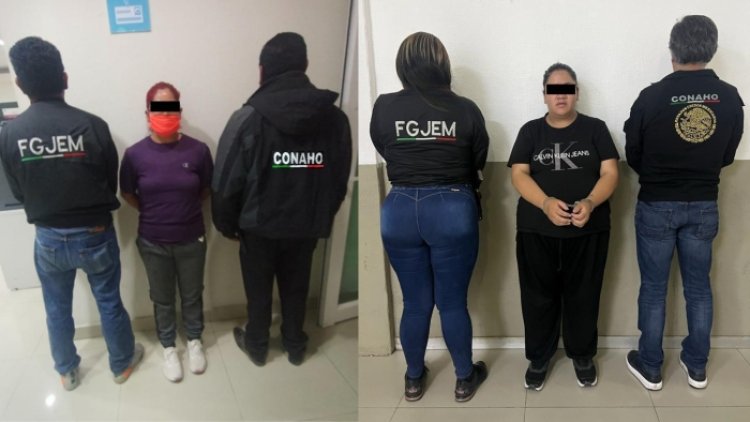 Detienen a dos mujeres por feminicidio de su hermana en el Edomex