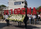 Llevan miles de antorchistas homenaje de mártires a Chilpancingo, Guerrero