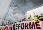 Reanudan protestas en Francia contra reforma de pensiones de Macron