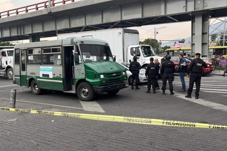 Asesinan a mujer que viajaba en trasporte público en Iztapalapa