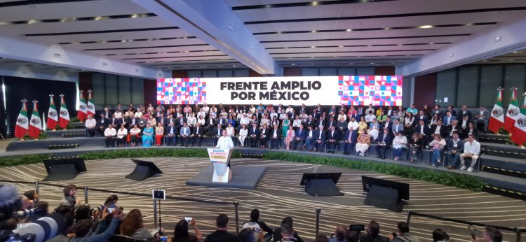 Anuncian Frente Amplio por México: así elegirá la oposición al candidato presidencial