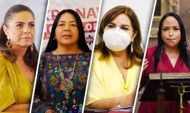 Mujeres barbosistas firmes en el Gobierno de Puebla pese a cambios.