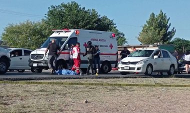 Mujer muere arrollada por un taxi en Chihuahua