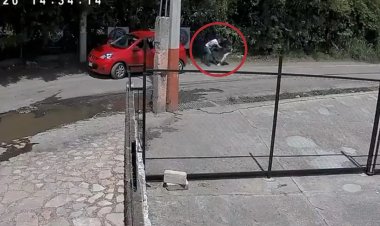 Joven forcejea y se salva de un secuestro, Morelos