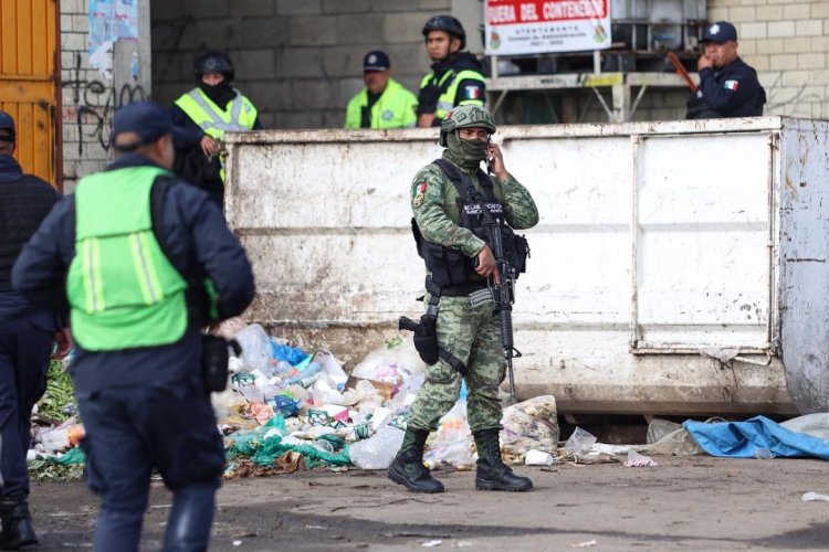 Detienen a nueve sujetos por presunto incendio provocado en Central de Abasto de Toluca, Edomex