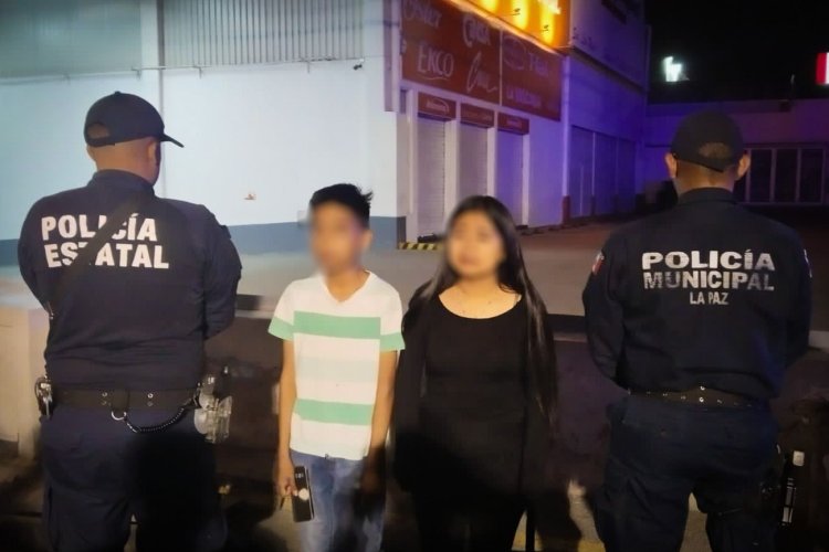 Policía Municipal de La Paz y Policía Estatal, recuperan a dos menores de edad que fueron reportados como desaparecidos en el municipio de Chimalhuacán