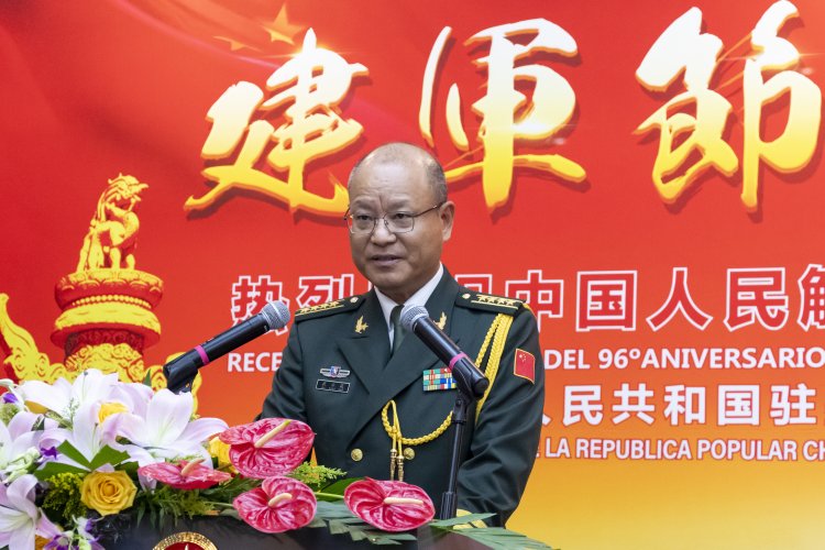 Conmemoran en México 96 años de la fundación del Ejército Popular de Liberación de China