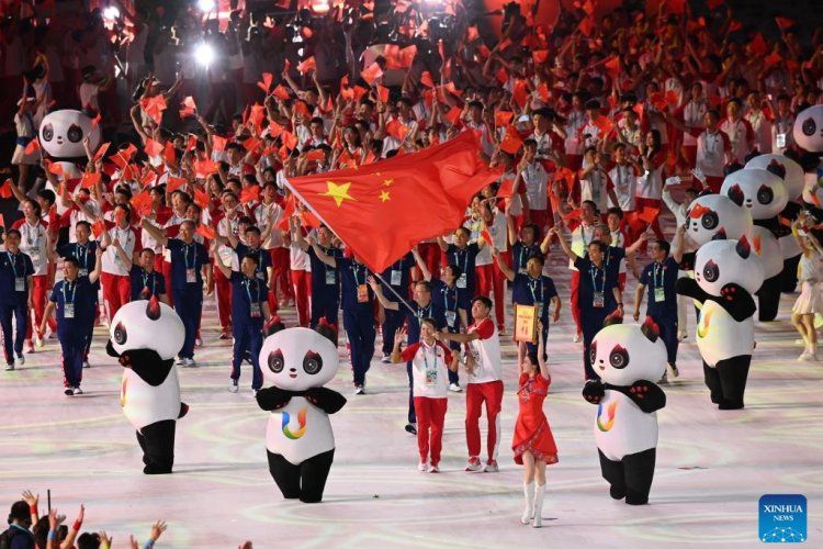 Galería: Ceremonia de apertura de los XXXI Juegos Mundiales Universitarios de la FISU en Chengdu