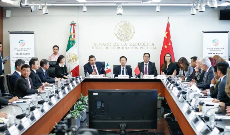 Alto funcionario del Partido Comunista de China visitó México para intercambio legislativo