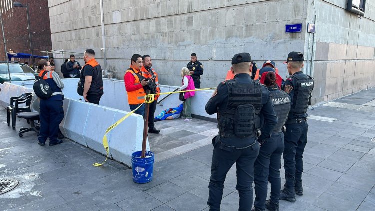 Muere adulto mayor presuntamente por infarto mientras salía del metro Bellas Artes