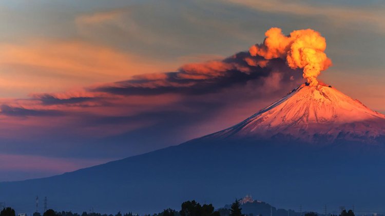 Mantienen monitoreado al volcán Popocatépetl