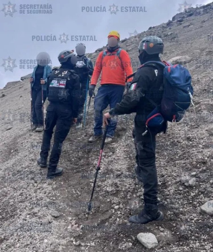 Policías localizan a tres personas extraviadas en el Izta-Popo