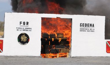Incendian más de 400 kilos de droga en Nuevo León