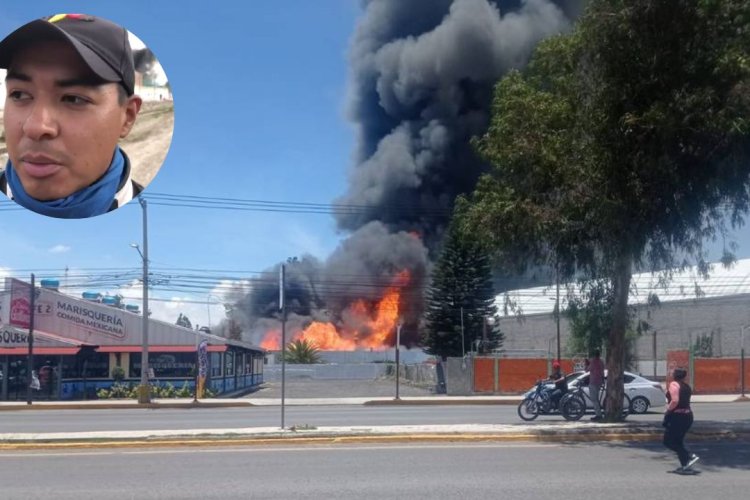 Policías de Chimalhuacán golpean a periodista mientras cubría incendio en Chicoloapan, Edomex