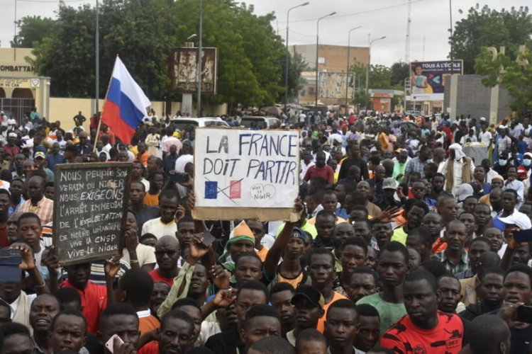 Protestas contra Francia y la CEDEAO en Níger