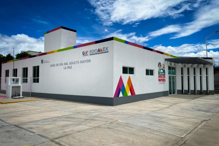 Inauguran en la Paz, Estado de México, Casa de Día del Adulto Mayor