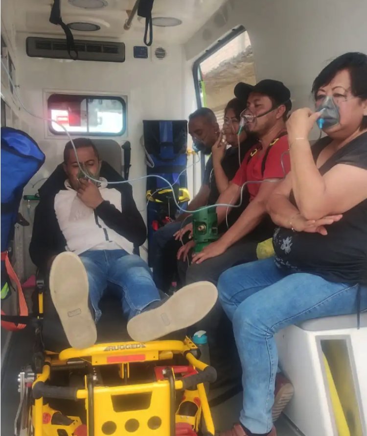 Reportan intoxicación de más de 50 personas por químicos en Ecatepec, Edomex