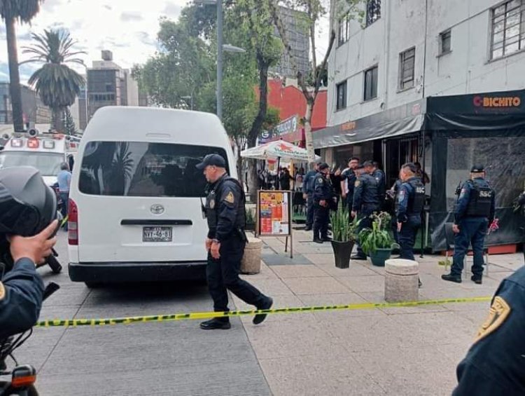 Balacera en colonia Tabacalera, CDMX, deja al menos dos heridos