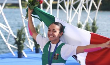 Mexicana Kenia Lechuga gana plata en mundial de remo