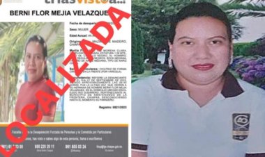 Confirman hallazgo sin vida de la maestra Berni Flor, Chiapas