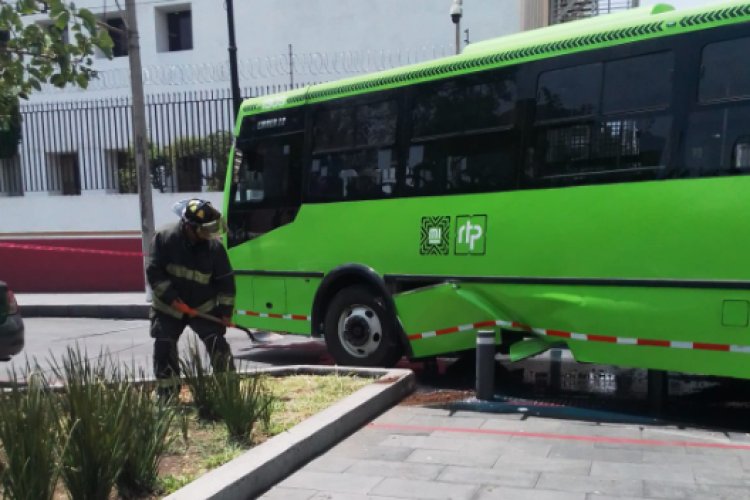 RTP choca en la alcaldía Cuauhtémoc