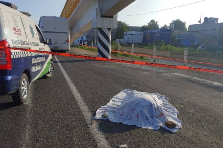 Chofer de transporte público es asesinado en la México-Pachuca